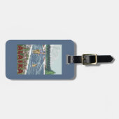 Latouche、アラスカ-はえの漁師 ラゲッジタグ (正面横)