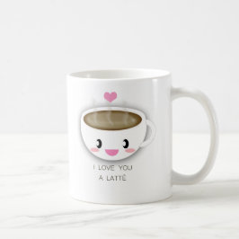 Lattéのマグ愛して下さい コーヒーマグカップ