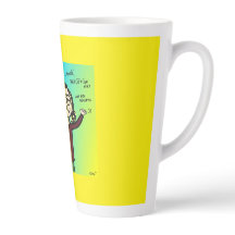 Latte beker tekst: Als je nee kan zeggen, 