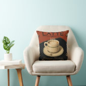 Latte Coffee Italian Café Kitchen Decor クッション (椅子)