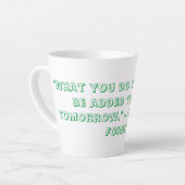 Latte Coffee Mug カフェラテマグ (左アングル)