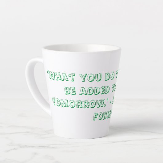 Latte Coffee Mug カフェラテマグ (左アングル)