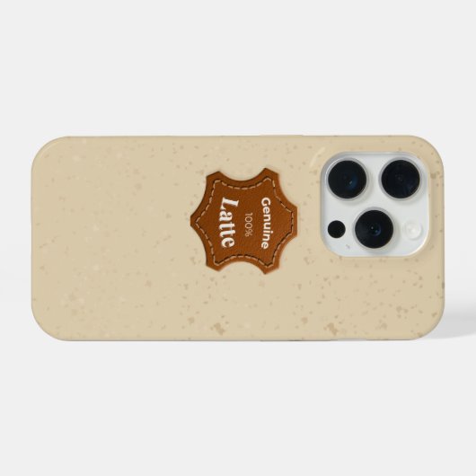 Latte iPhoneケース (裏面横)