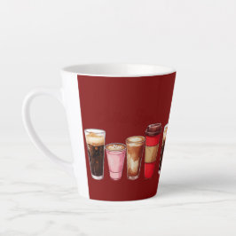 Latte Lover Mug | Cute Coffee Cups Latte Mug Gift カフェラテマグ