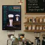 Latte Macchiato Painting by Alfred Fox キャンバスプリント<br><div class="desc">Canvas Print of Latte Macchiato Painting by Alfred Fox.</div>
