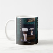 Latte Macchiato Painting by Alfred Fox コーヒーマグカップ (左)