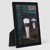 Latte Macchiato Painting by Alfred Fox フォトプラーク (側面)