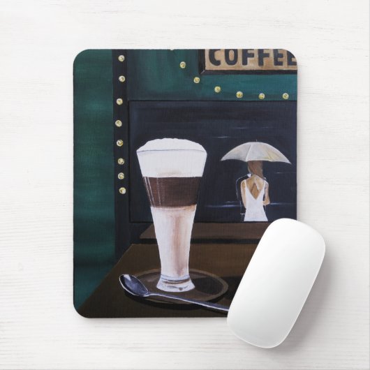 Latte Macchiato Painting by Alfred Fox マウスパッド (マウス)
