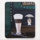 Latte Macchiato Painting by Alfred Fox マウスパッド (正面)