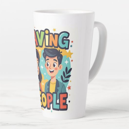 Latte Mug カフェラテマグ (右アングル)