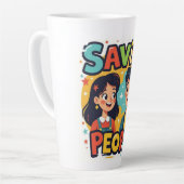 Latte Mug カフェラテマグ (左アングル)