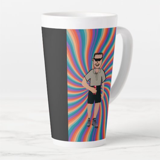 Latte mug カフェラテマグ (右アングル)