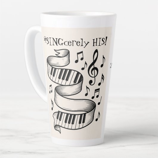 Latte Mug カフェラテマグ (左アングル)