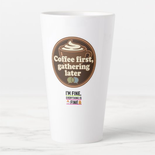 Latte Mug カフェラテマグ (正面)