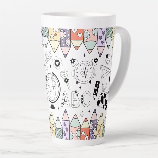 Latte Mug カフェラテマグ (右アングル)