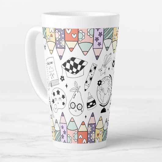 Latte Mug カフェラテマグ (左アングル)