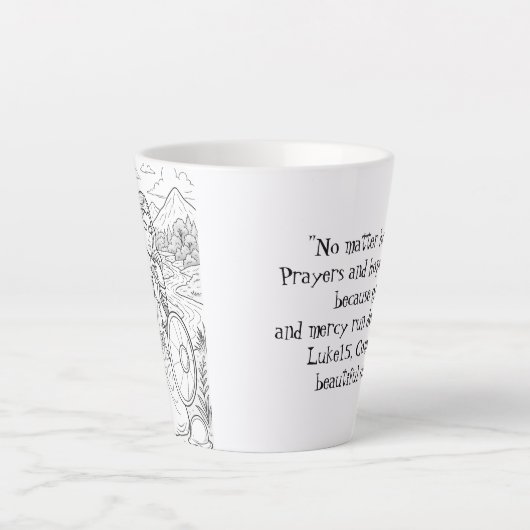 Latte Mug カフェラテマグ (正面)