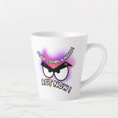 Latte Mug 12oz : Act Now カフェラテマグ (右)