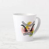 Latte Mug 12oz : Mind Your Own カフェラテマグ (右アングル)