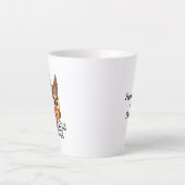 Latte Mug 12oz : My Dad My Old Me (白) カフェラテマグ (正面)