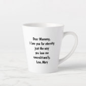 Latte Mug 12oz : My Only Queen カフェラテマグ (右)