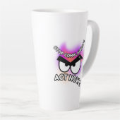 Latte Mug 17oz : Act Now カフェラテマグ (右アングル)