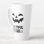 Latte Mug 17oz : HALLOWEEN Face カフェラテマグ (左アングル)