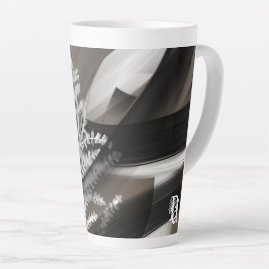 Latte Mug Abstract Home Terra’s Tender Whisper カフェラテマグ (右アングル)