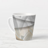 Latte Mug Abstract Home Trend Sandy Tornado カフェラテマグ (左アングル)
