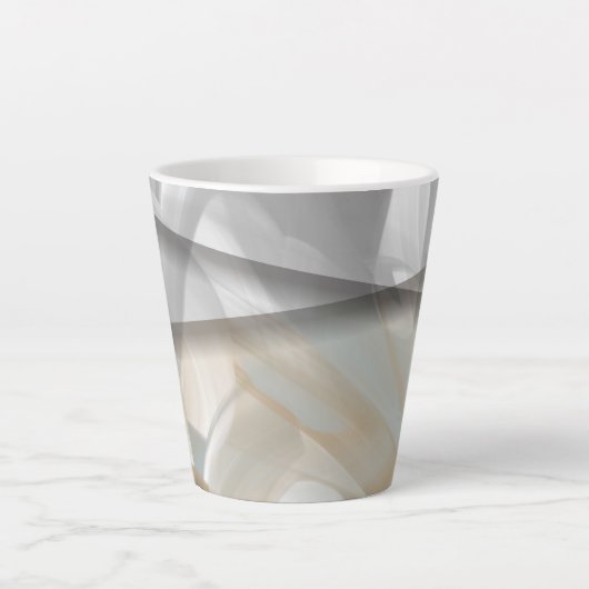 Latte Mug Abstract Home Trend Sandy Tornado カフェラテマグ (正面)