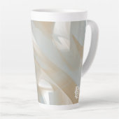 Latte Mug Abstract Home Trend Sandy Tornado カフェラテマグ (右アングル)