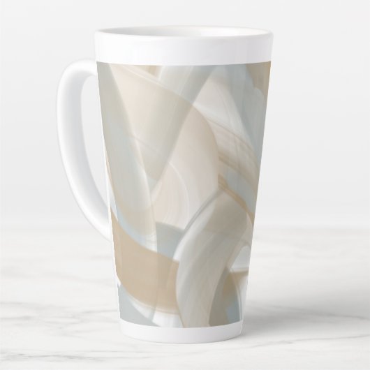Latte Mug Abstract Home Trend Sandy Tornado カフェラテマグ (左アングル)