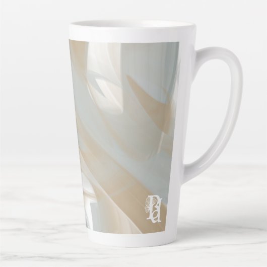 Latte Mug Abstract Home Trend Sandy Tornado カフェラテマグ (右)