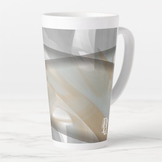 Latte Mug Abstract Home Trend Sandy Tornado カフェラテマグ (右アングル)