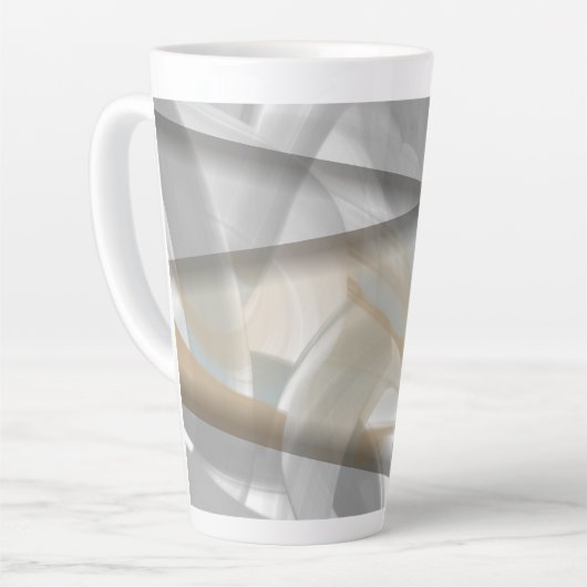Latte Mug Abstract Home Trend Sandy Tornado カフェラテマグ (左アングル)
