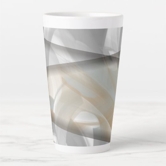 Latte Mug Abstract Home Trend Sandy Tornado カフェラテマグ (正面)