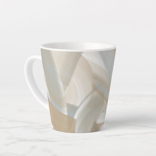 Latte Mug Abstract Home Trend Sandy Tornado カフェラテマグ (左アングル)