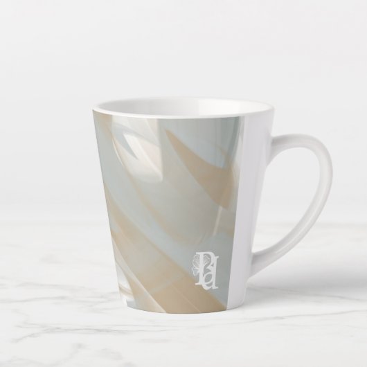 Latte Mug Abstract Home Trend Sandy Tornado カフェラテマグ (右)