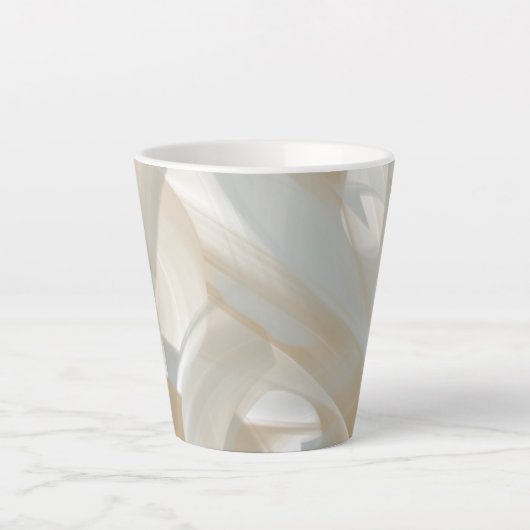 Latte Mug Abstract Home Trend Sandy Tornado カフェラテマグ (正面)