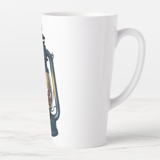 Latte Mug-Christmas Lantern カフェラテマグ (右)