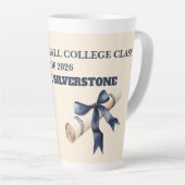 Latte Mug-Editable Grad Party Gift カフェラテマグ (右アングル)