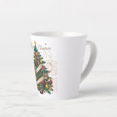 Latte Mug-Merry Christmas Latte Mug カフェラテマグ (右アングル)
