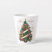 Latte Mug-Merry Christmas Latte Mug カフェラテマグ (正面)