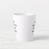 Latte Mug short 12oz. カフェラテマグ (正面)
