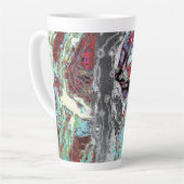 Latte Mug – Strata Pulse カフェラテマグ (左アングル)