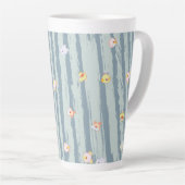 Latte Mug – Whimsy Faces カフェラテマグ (右アングル)