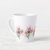 Latte Mug : Wild Flowers カフェラテマグ (左アングル)
