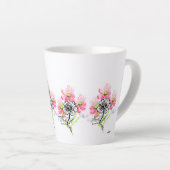 Latte Mug : Wild Flowers  カフェラテマグ (右アングル)