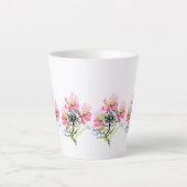 Latte Mug : Wild Flowers  カフェラテマグ (正面)