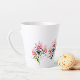 Latte Mug : Wild Flowers  カフェラテマグ